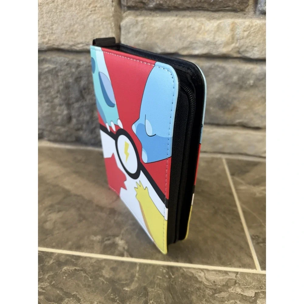 Pokémon Trading Card Binder - 4-Pocket Collector's Album with Wrist Strap 400